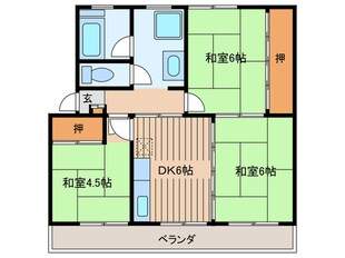 レジデンス市川の物件間取画像